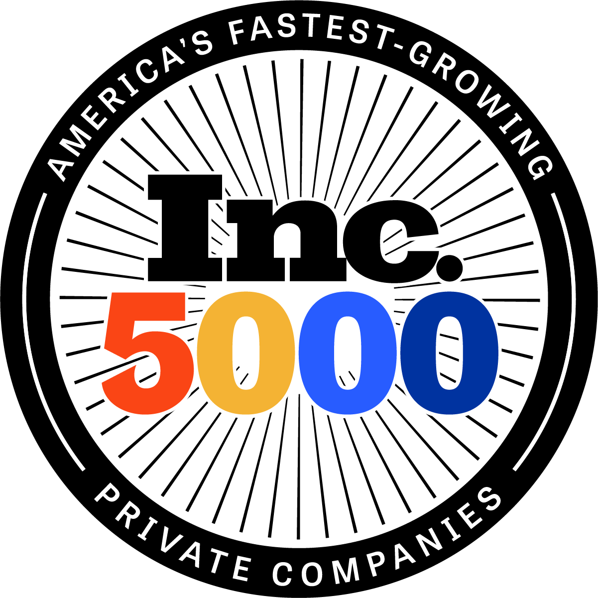 Inc. 5000 Color Medallion Logo 15.07.47