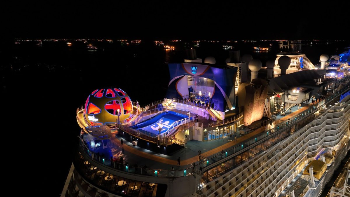Spectrum of the Seas featuring Sky Pad FlowRider and RipCord by iFly