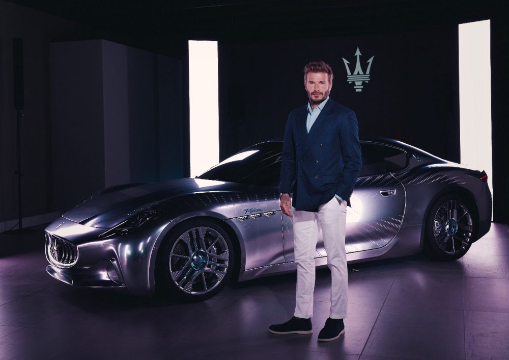 Maserati David Beckham with GT One Off Luce