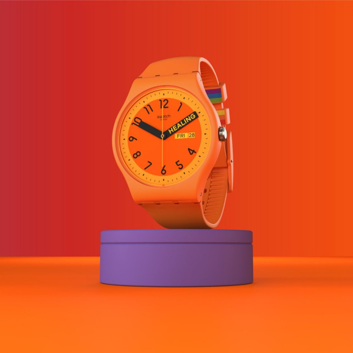 Swatch Pride Collection PROUDLY ORANGE 07