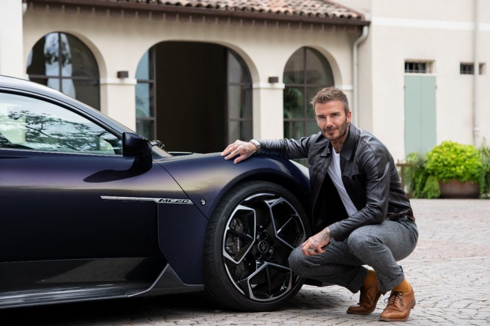 Maserati Fuoriserie Essentials David Beckham with MC20