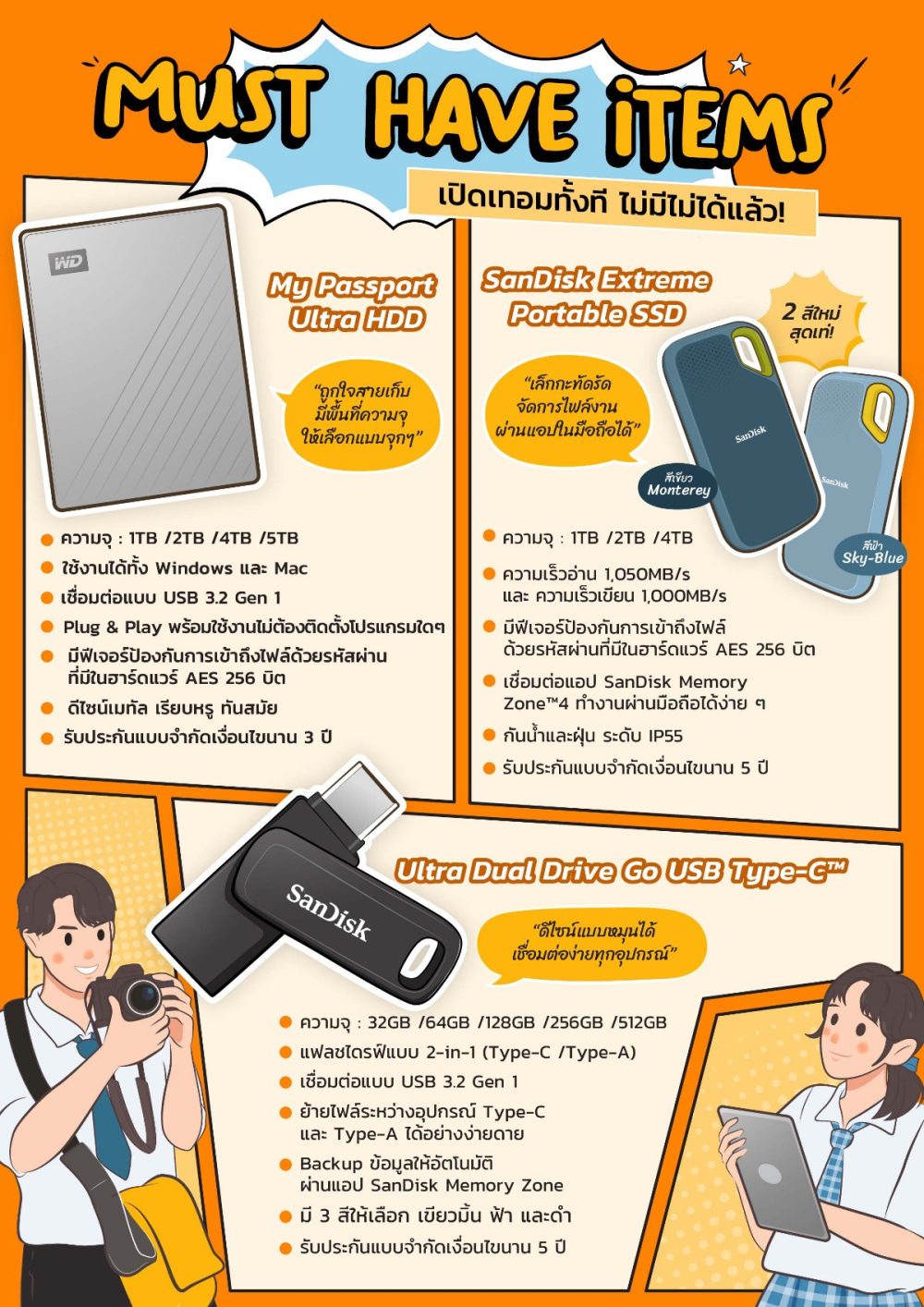 WD Back to School Infographic