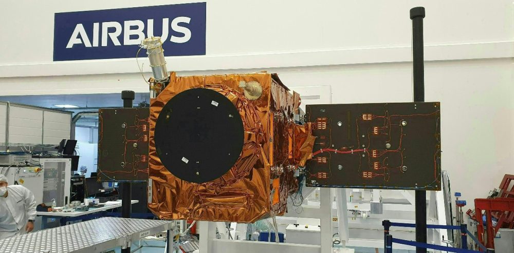 THEOS 2 satellite getting ready in Airbus cleanroom highres CopyrightAirbus