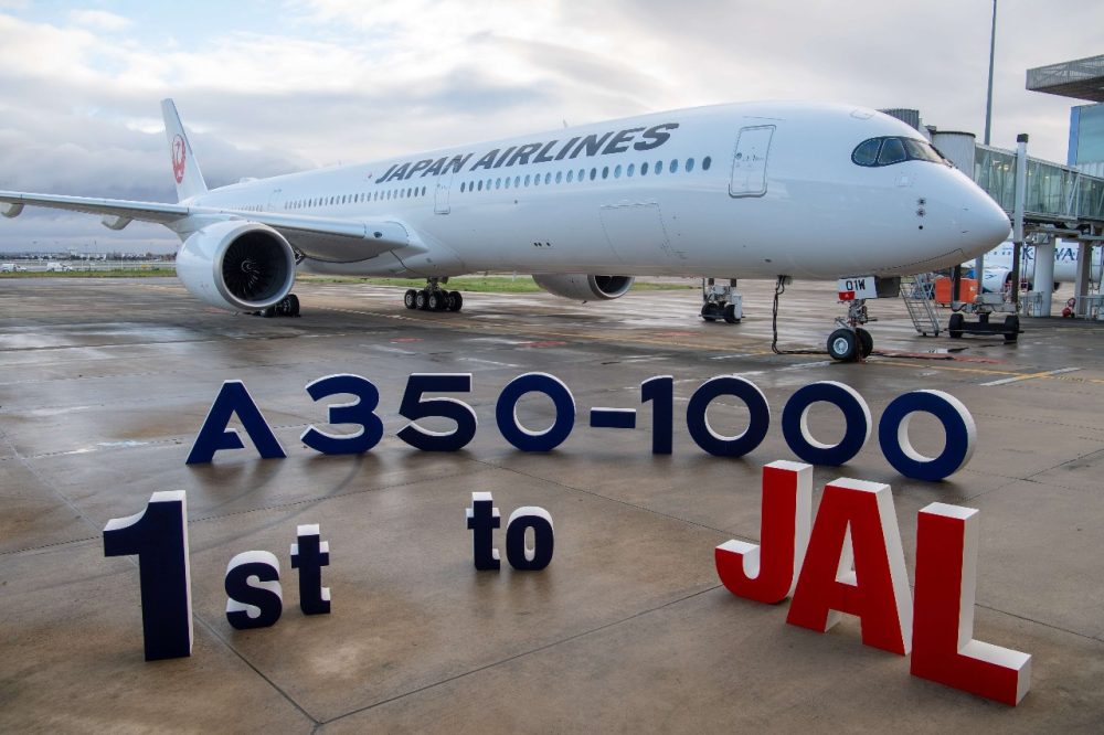 Japan Airlines takes delivery of its first A350 1000s
