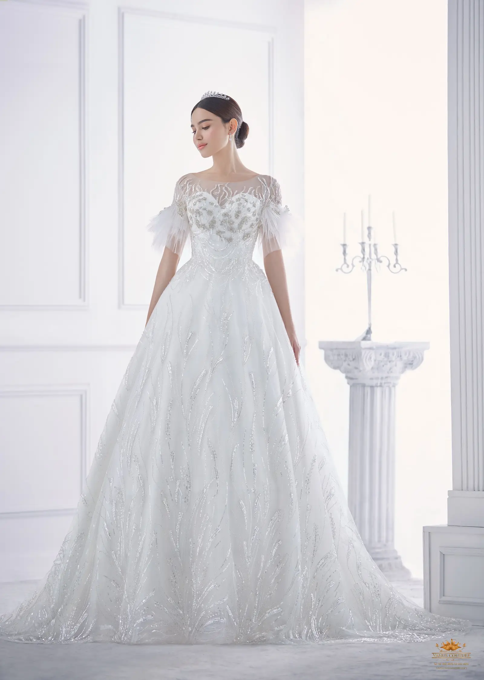 ส่งท้ายเดือนแห่งความรักด้วยคอลเลกชันชุดแต่งงานสุดหวานโรแมนติก “VANUS COUTURE New collection 2022” 12 S5 0555เอาตัว
