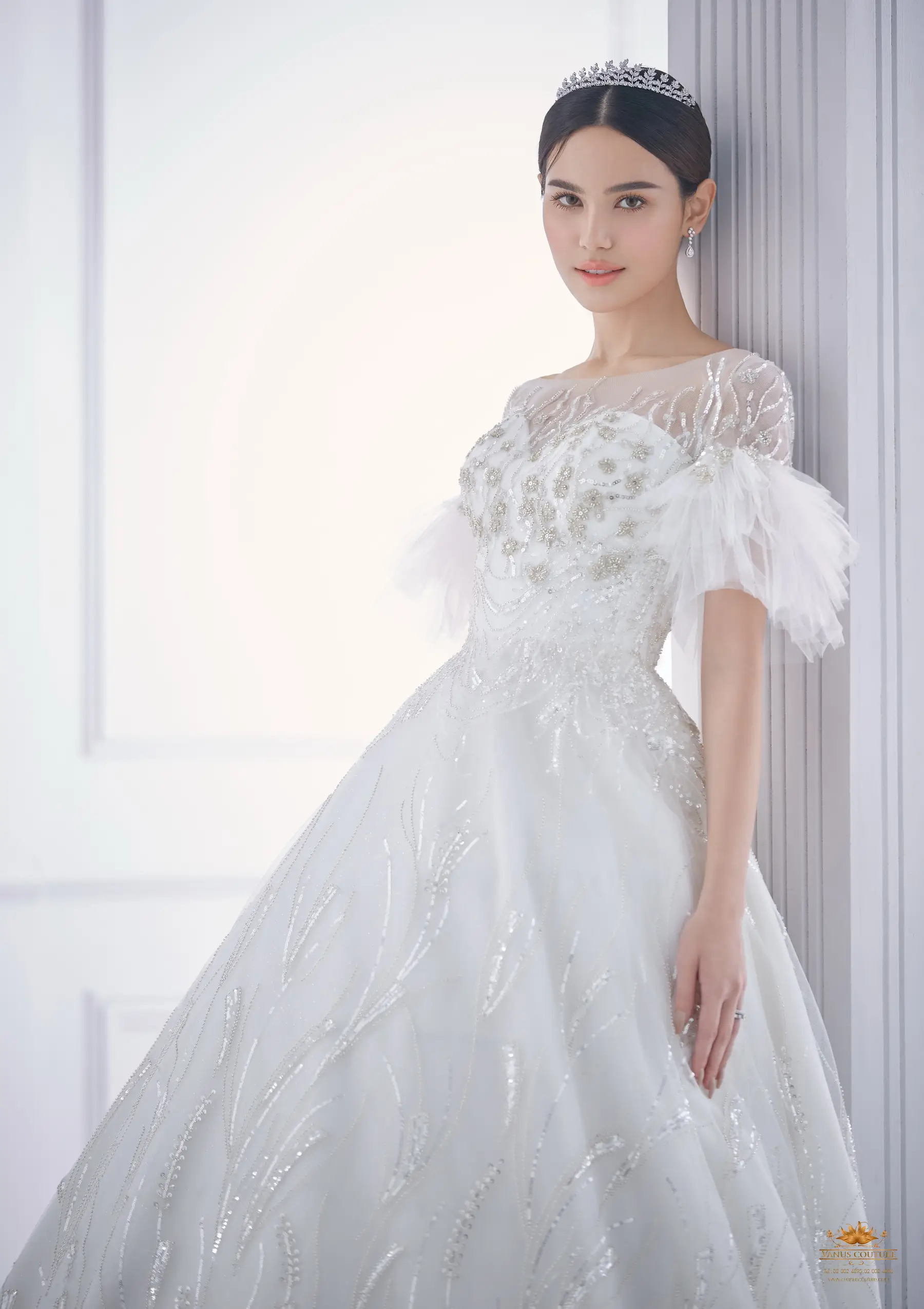ส่งท้ายเดือนแห่งความรักด้วยคอลเลกชันชุดแต่งงานสุดหวานโรแมนติก “VANUS COUTURE New collection 2022” 9 S5 0593