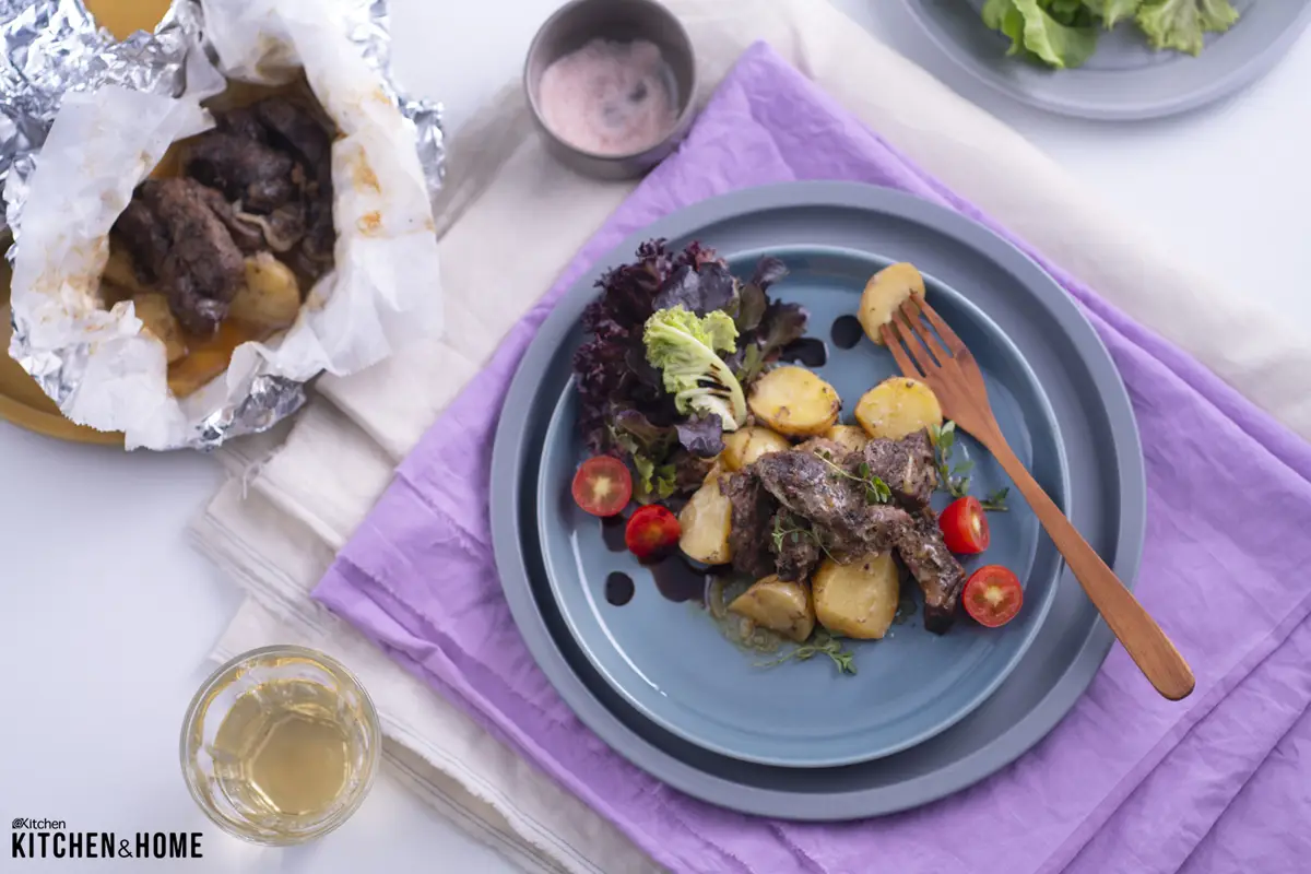 “Cook with an Oven 30 เมนูอบ อร่อยง่ายทันใจ”รวมสูตรเมนูอบ ทำง่าย ในเล่มเดียว 6 สเต๊กเนื้อมันอบ