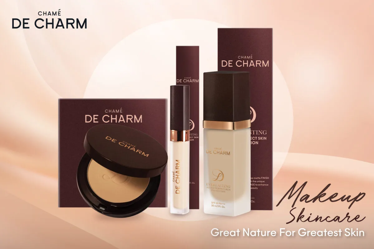 “ชาร์มมิ่งเวิลด์” เปิดตัวแบรนด์ใหม่! “DE CHARM” ส่ง 2 กลุ่มผลิตภัณฑ์ คอสเมติกและ สกินแคร์ แจ้งเกิดในตลาดแบรนด์ระดับลักซูรี่ 4 กลุ่มสินค้า คอสเมติก