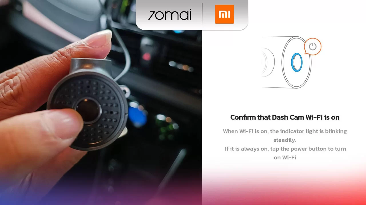 วิธีแก้ไข กล้องติดรถยนต์ 70mai เชื่อมต่อเข้า Wifi ไม่ได้ ไม่รองรับภูมิภาคนี้ ปัญหานี้สามารถแก้ไขได้ 12 70mai Xiaomi connecting wifi