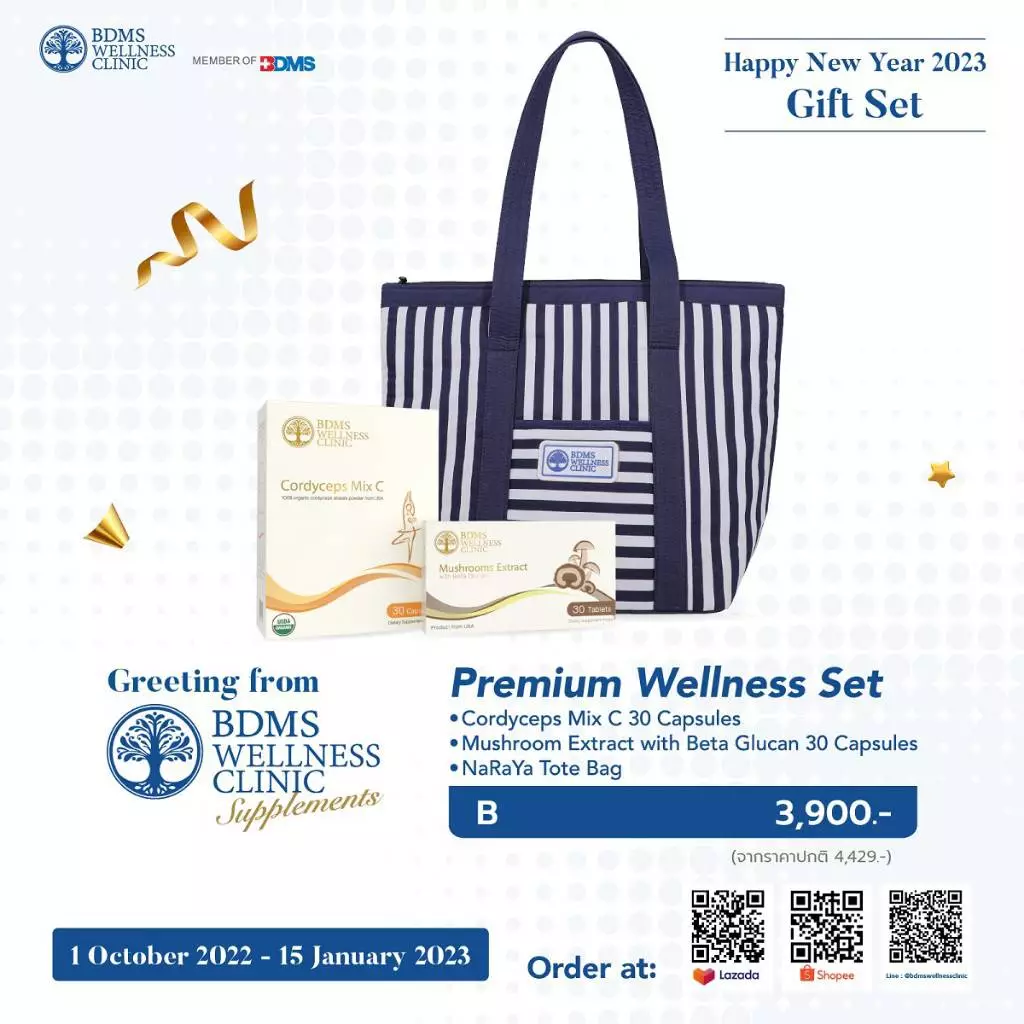 ปีใหม่นี้ BDMS Wellness Clinic ส่งต่อความพิเศษให้คนที่คุณรัก ด้วยชุดของขวัญเพื่อสุขภาพ “New Year Gift Set 2023” 4 1669177090523