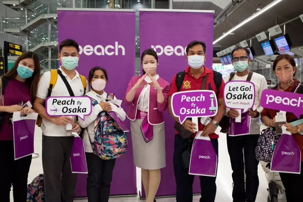 สายการบิน Peach เดินหน้าโปรโมทเส้นทางกรุงเทพฯ-โอซาก้า จัดเต็มอีเว้นต์พิเศษต้อนรับกระแสเที่ยวญี่ปุ่นช่วงวันหยุดยาว 4 Peach3