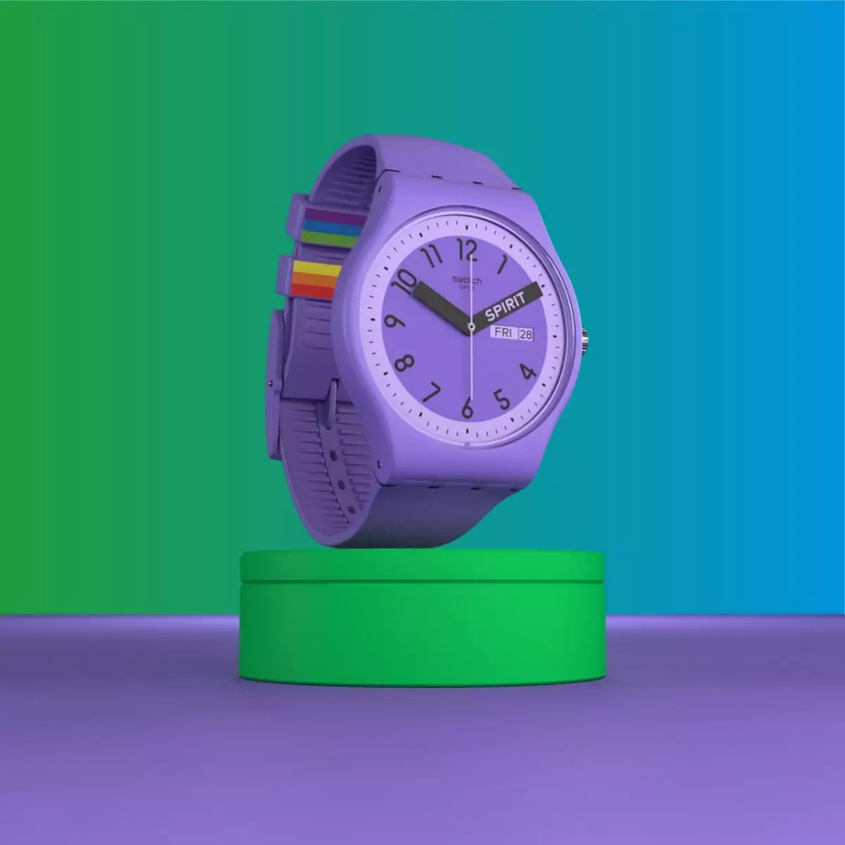 Swatch Pride Collection PROUDLY VIOLET 08