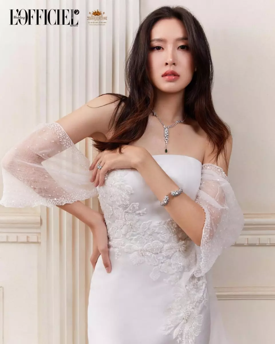 ปอย ตรีชฎา อวดลุคชุดเจ้าสาวสุดปัง จากแบรนด์ดัง วนัช กูตูร์ ขึ้นปกนิตยสาร L'officiel Wedding 3 3 n