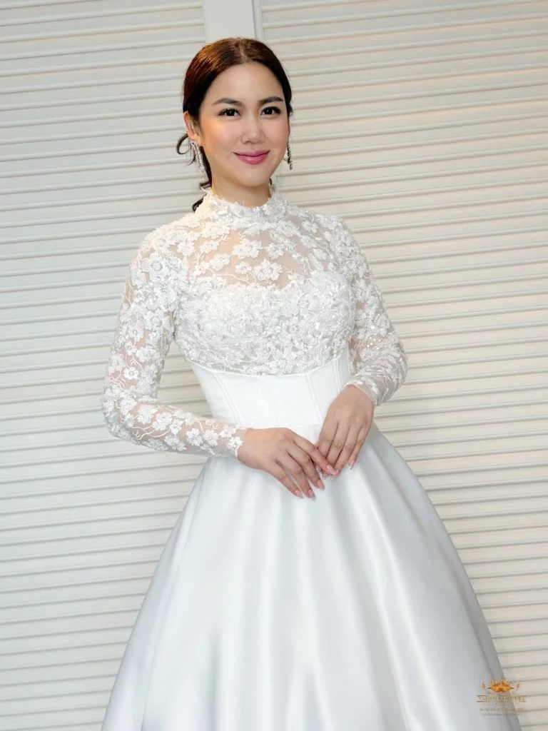 ส่องชุดวิวาห์สุดหรู หมิง-จิรกิติยา เจ้าสาวคนสวยของ อรรถ-วิสุทธิ์ ในงานวิวาห์สุดโรแมนติก 7 หมิง จิรกิติยา